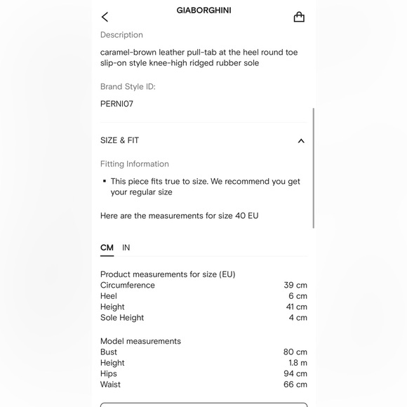 Giaborghini x Pernile Teisbaek 07 leather knee-high boots - Picture 4 of 11